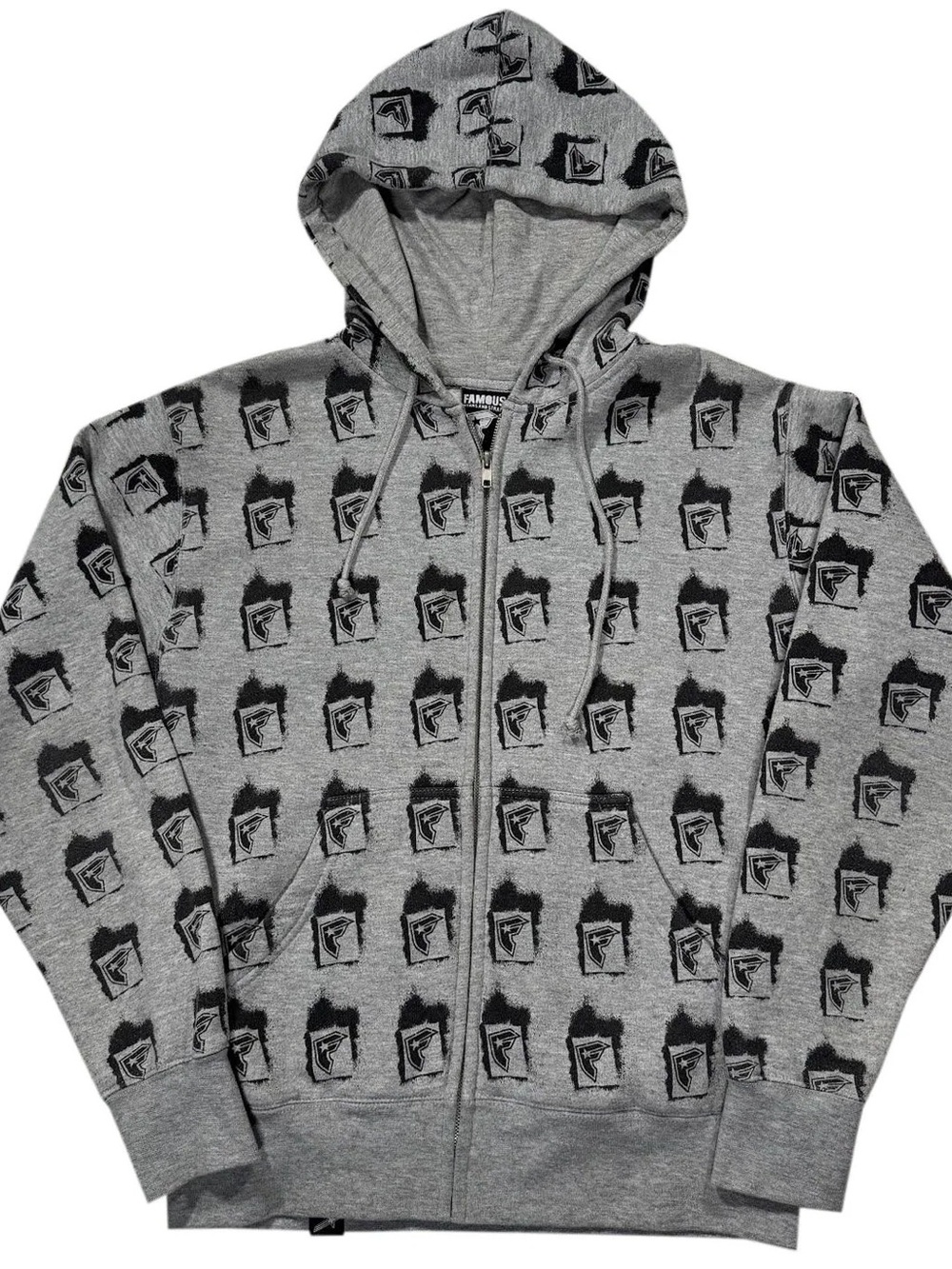 Vintage Famous Stars And Straps All Over Print Hoodie (Size M)